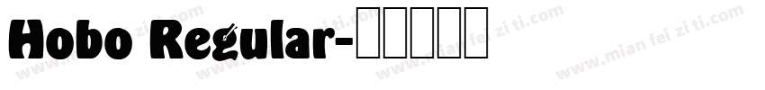Hobo Regular字体转换